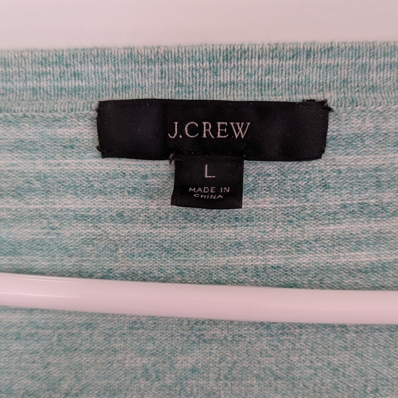 J.Crew Henley, lightweight cotton blend sweater size large - Picture 2 of 2
